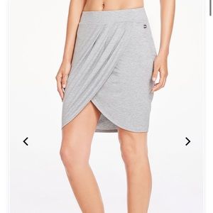 Fabletics Carissa Jersey Knit Grey Skirt